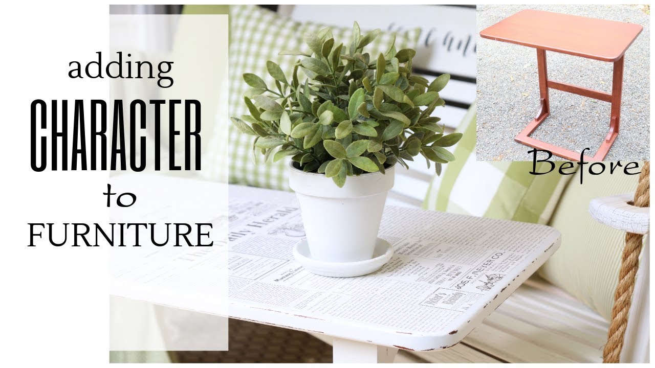 Furniture Makeover Ideas ~ DIY Furniture Makeover ~ Painted Furniture Tutorial