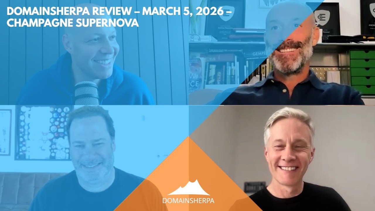 Expired Domain Auctions: What Drives Quality Inventory? | DomainSherpa Podcast (March 5, 2026)
