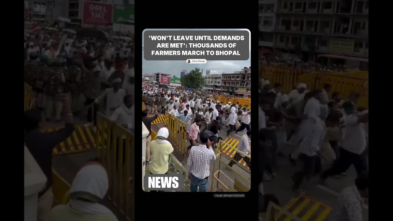 'Won't Leave Until Demands Are Met': Thousands of Farmers March to Bhopal