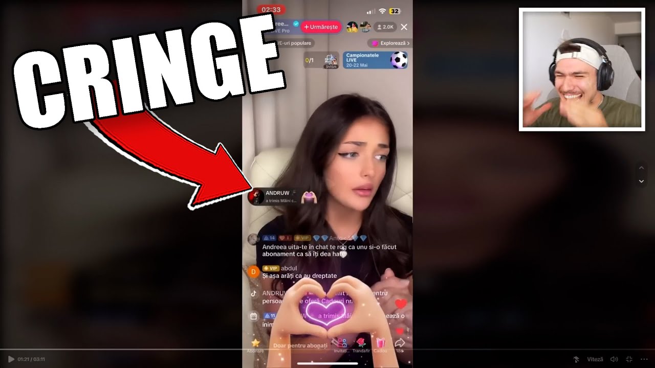 SNIK VS ANDREEA BOSTANICA FUNNY MOMENTS
