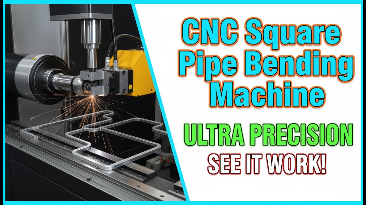 High-Efficiency CNC Square Pipe Bending Machine|Automatic 3D Tube Bender for Furniture & Automotive