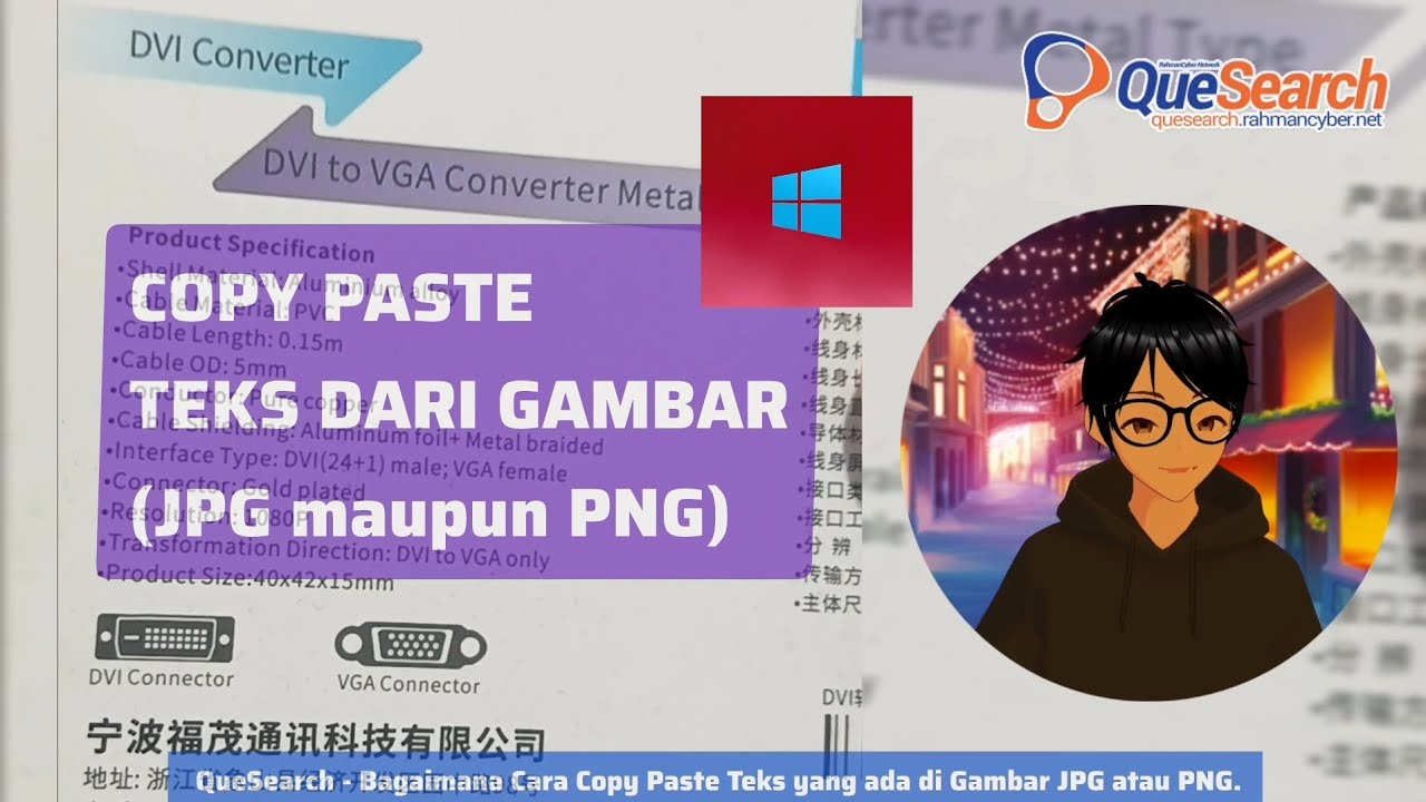 Bagaimana Cara Copy Paste Teks dari Gambar Jpg ataupun Png di PC Windows OS?