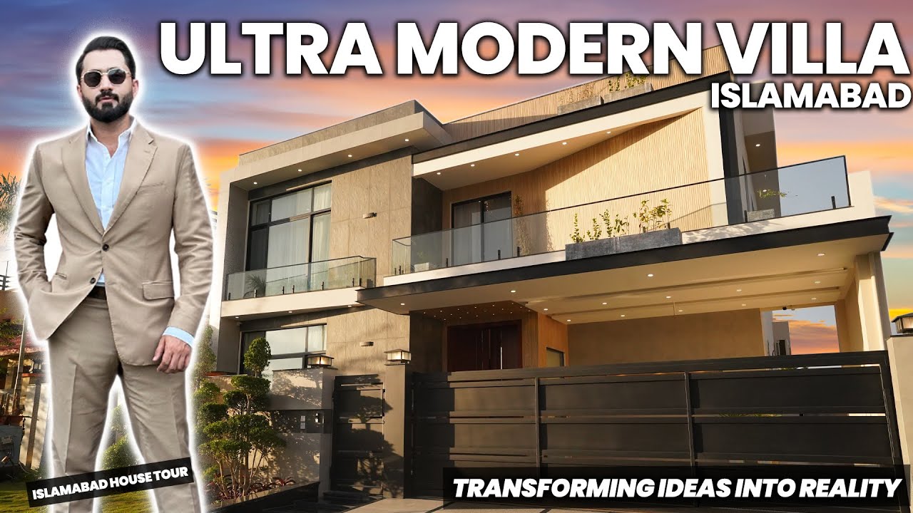 WATCH THE BEST ULTRA MODERN HOUSE IN ISLAMABAD | 1 Kanal | Furnished Villa by SYED BROTHERS