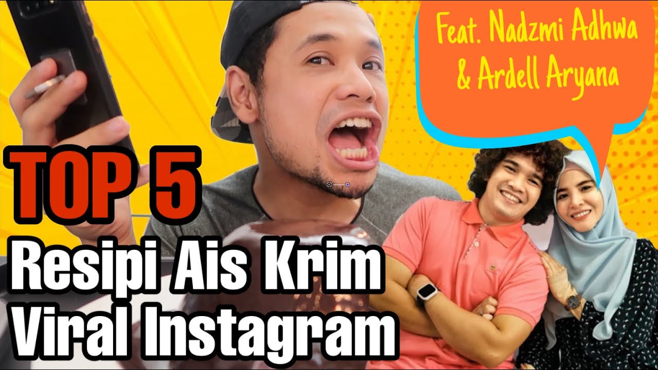 5 Resipi Ais Krim Viral Di Instagram | Pengalaman PKPB Bersama Orang Asli