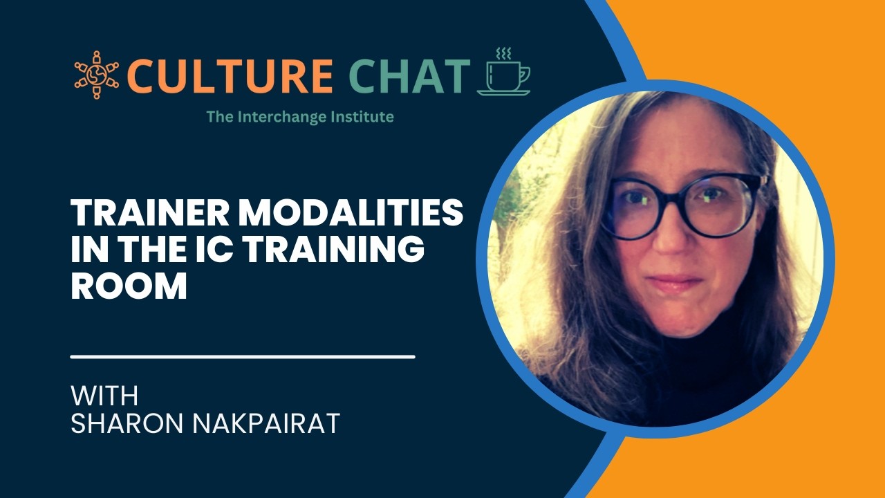 Culture Chat - Trainer Modalities in the IC Training Room