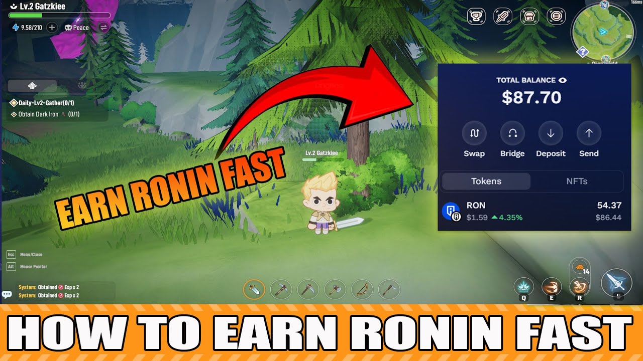 LUMITERRA HOW TO EARN RONIN FAST EXPLAINE (ENG.SUB) MOBILE , PC