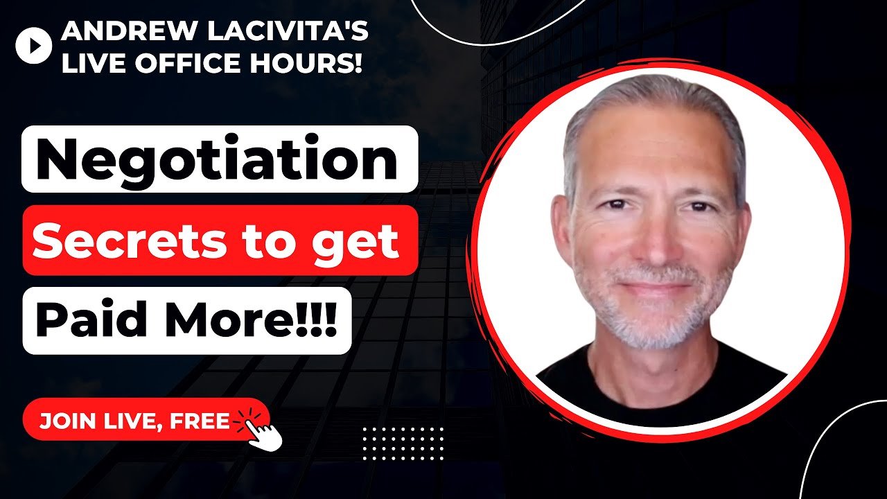 Salary Negotiation Secrets That Get You Paid More 🔴 Live Office Hours with Andrew LaCivita