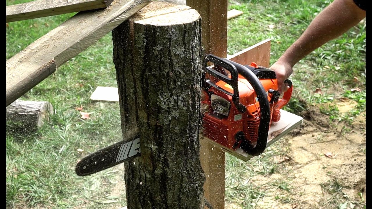 Making A Quick and Dirty VERTICAL Chainsaw Mill