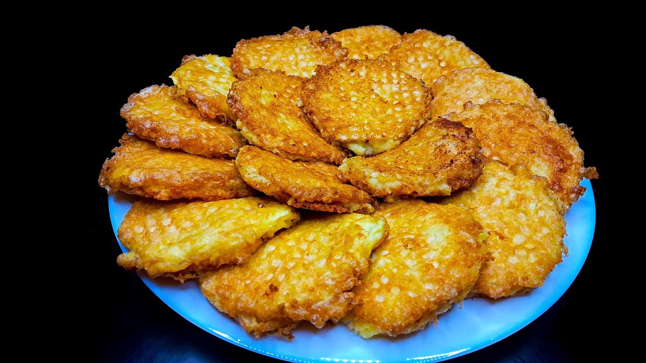 Kartoffelpuffer – Wie man Kartoffelpuffer mit Wurst in der Pfanne zubereitet  Rezept  Essensreview