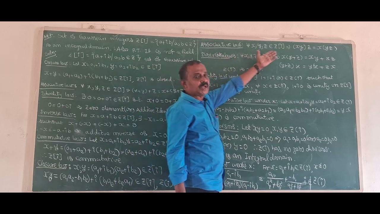 Gaussian inters is an integraldomain