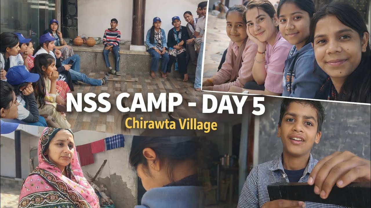 NSS camp Day-5 #ggdsdcollegepalwal#nss#camp#palwal