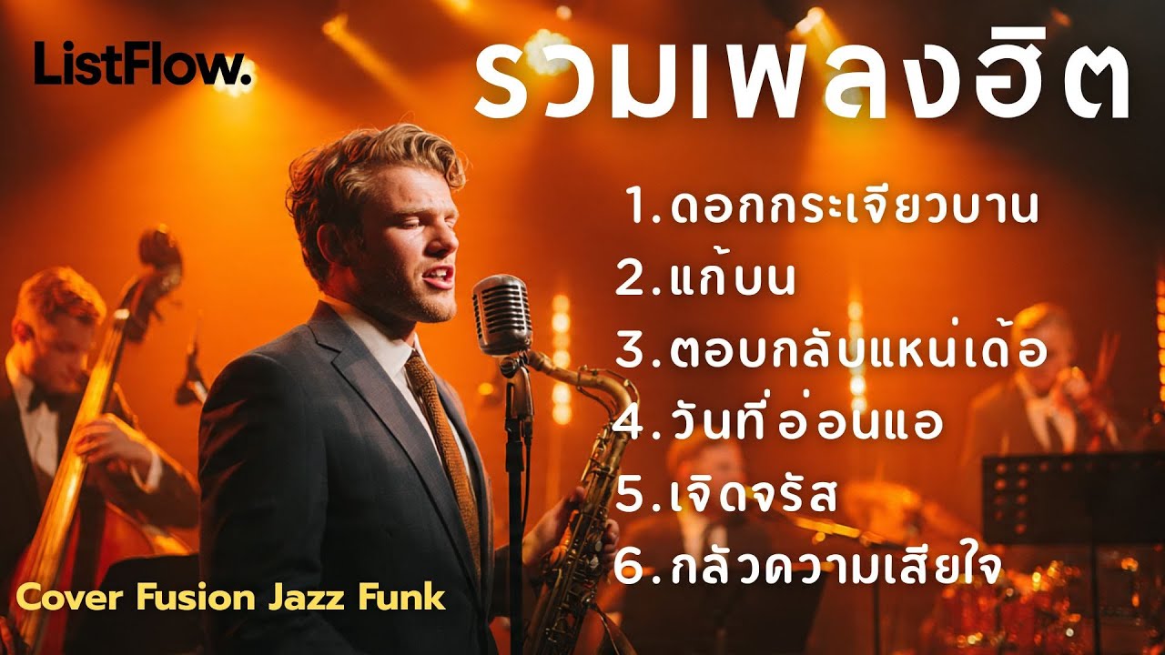 รวมเพลงฮิต TikTok Cover Fusion Jazz  |ฟังยาวๆ ชิลไม่เบื่อ | ListFlow Vol.1