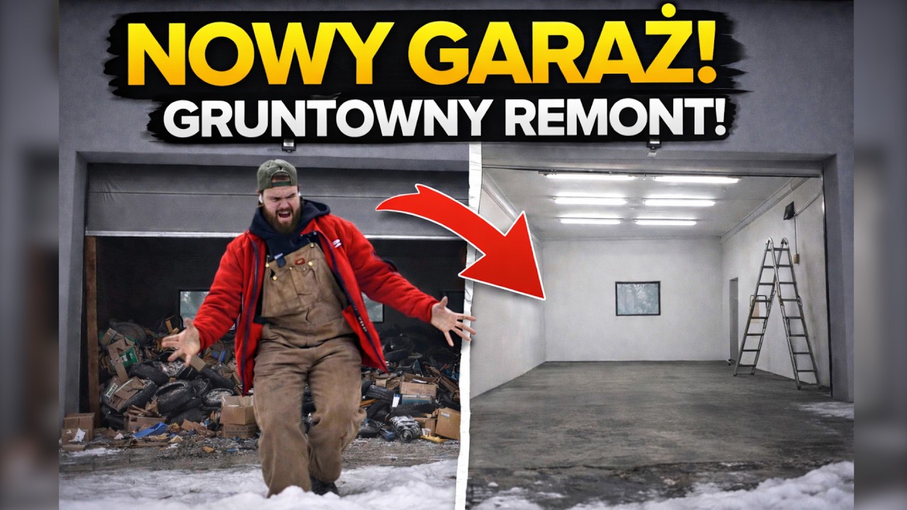 Nowy garaż – 3 dni roboty i totalna metamorfoza