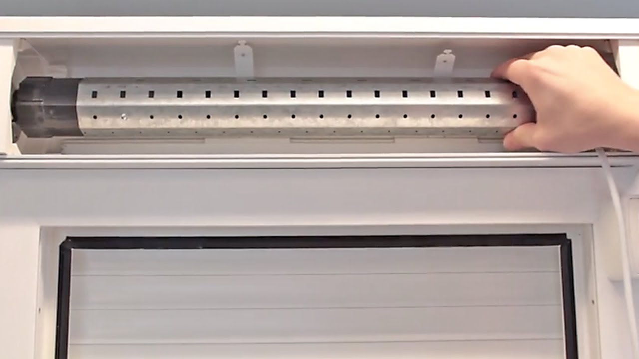 Einbau eines EVEROXX-Rolladenmotors mit Endlageneinstellung