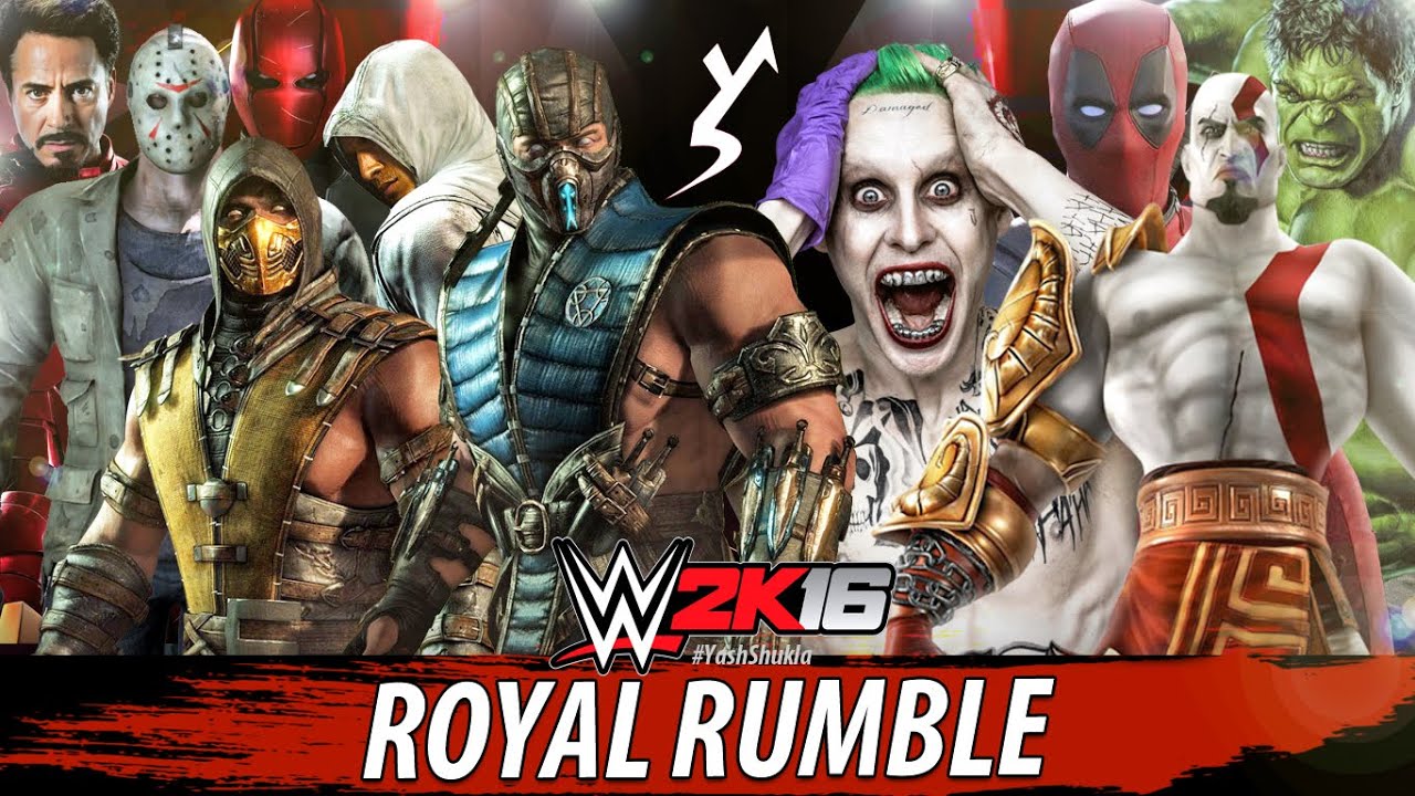 WWE 2K16 — Королевская битва на 10 человек | Геймплей PS4