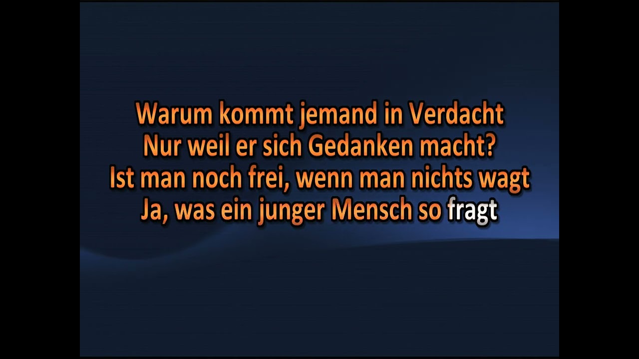 Tausend Jahre sind ein Tag - Udo Jürgens - Karaokeversion (CD-G)