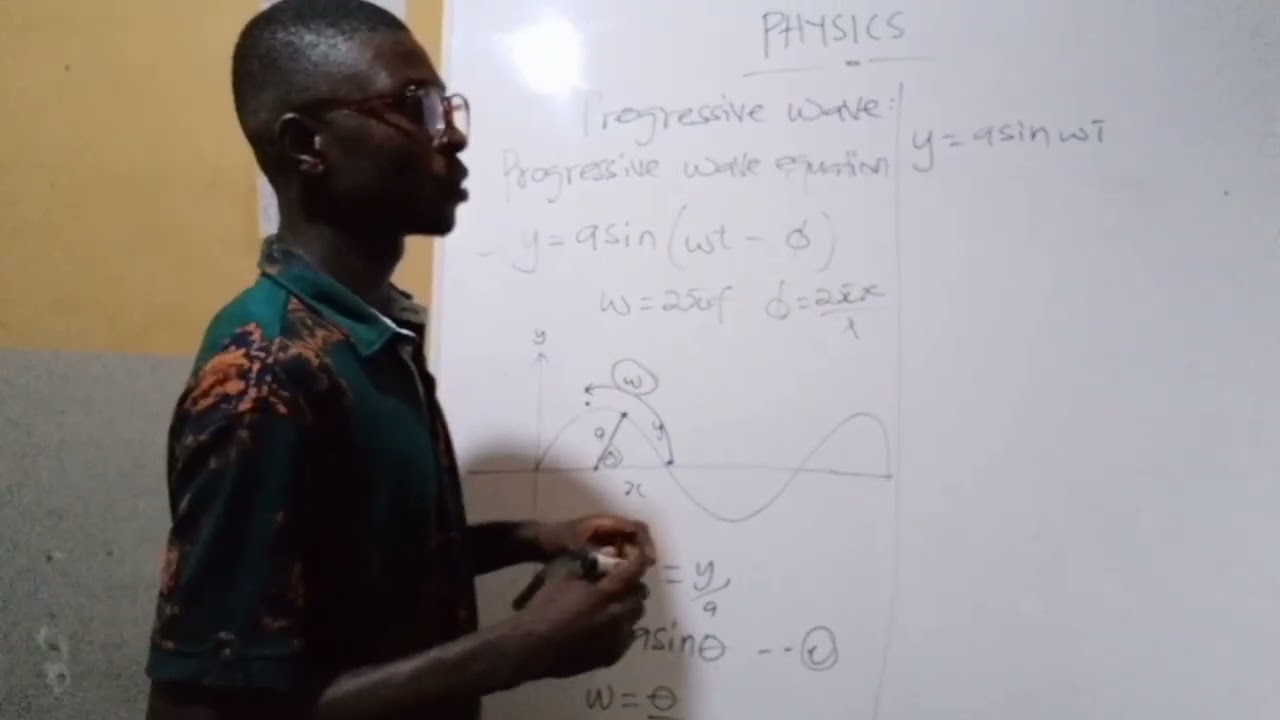 How to prove progressive wave equation in less than 9 minutes with great understanding