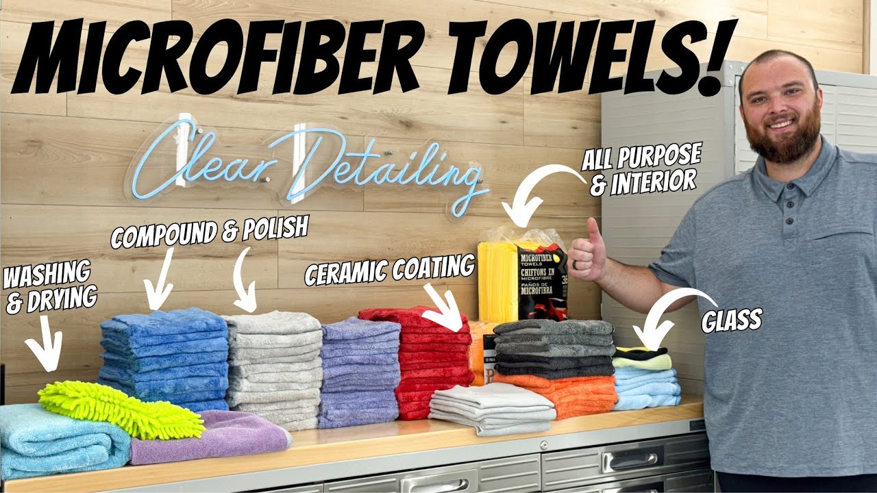 Here Are The Best Microfiber Towels For Every Surface On Your Vehicle!
