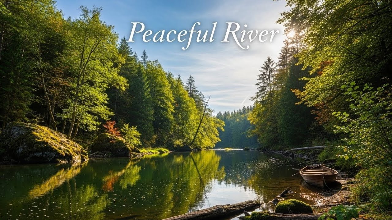 Tranquil River Flow 🌿 Soothing Nature Soundscape for Sleep and Stress Relief #13