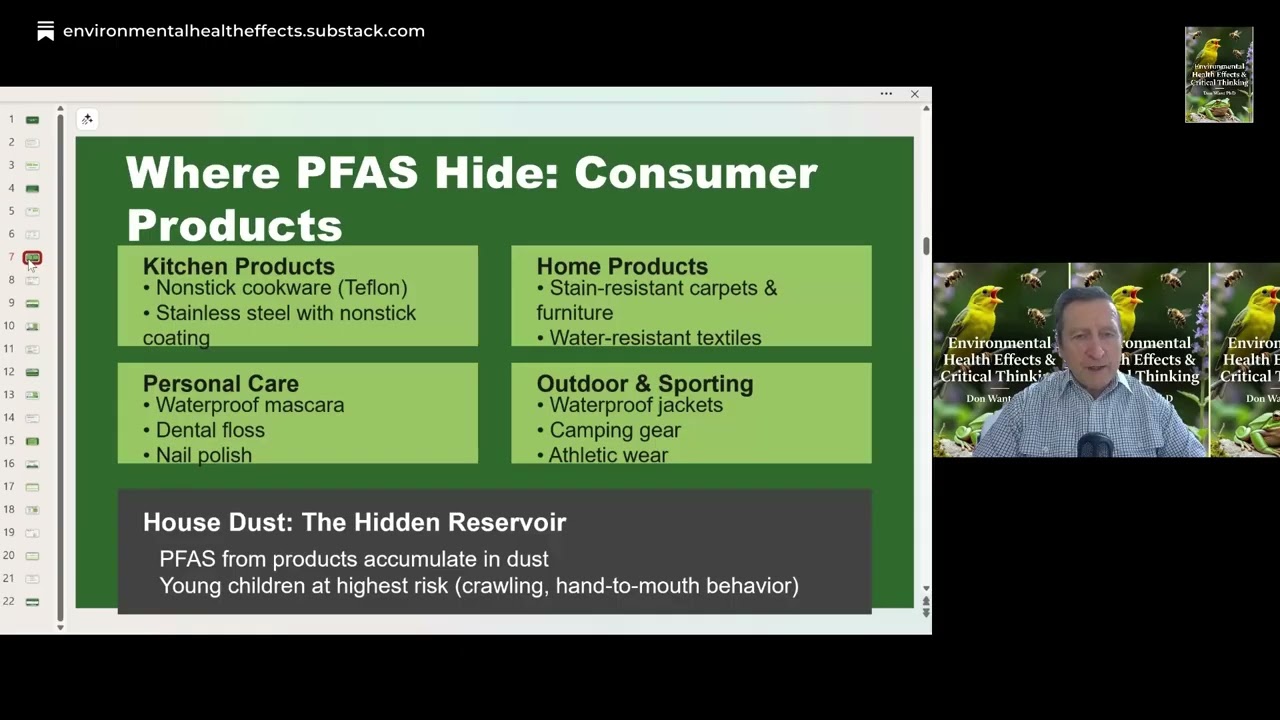 PFAS Exposures in the Home Environment & Medical Errors as a Leading Cause of Death