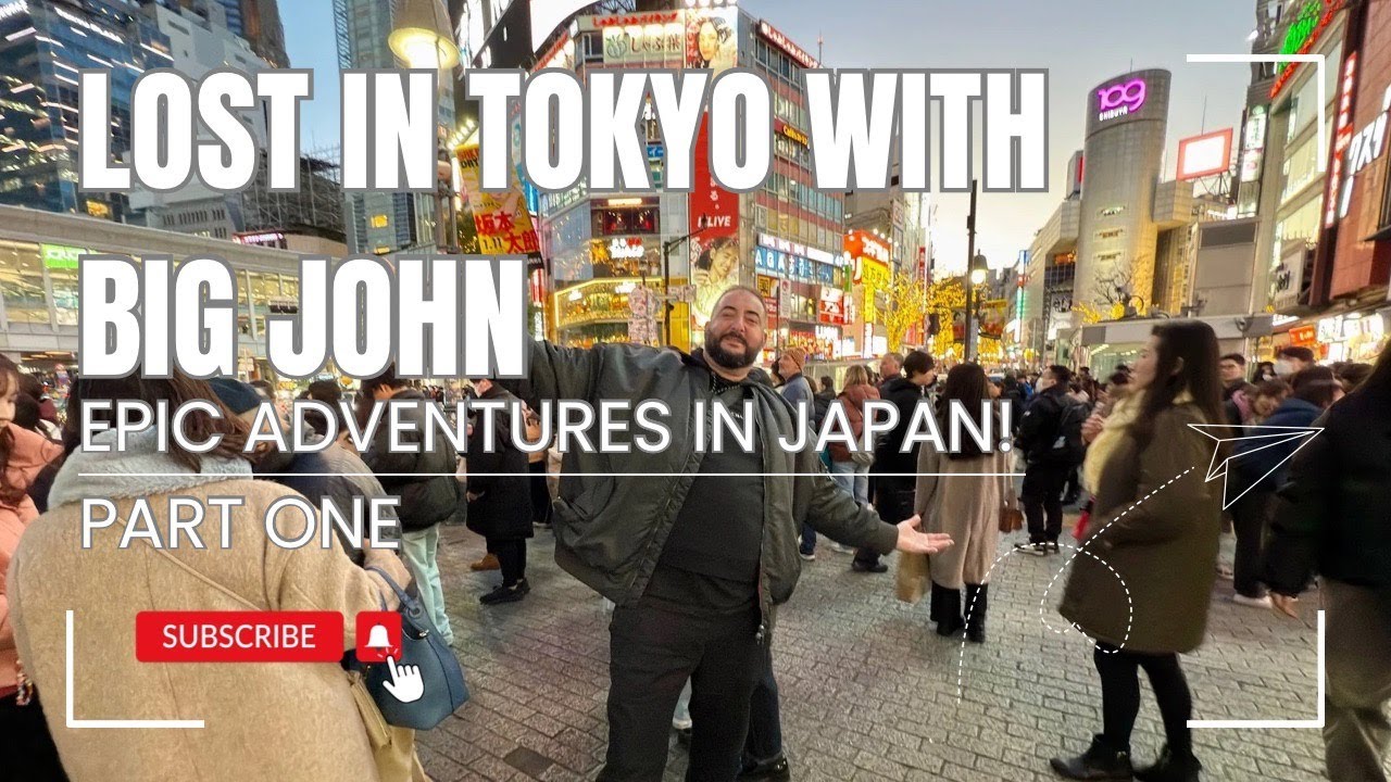 Big Jon Explores Tokyo: Wild Adventures in Japan’s Electric City! | Part One #tokyo #japan