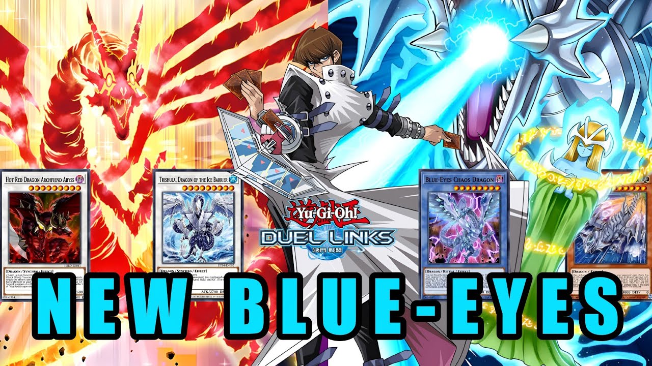 [NEW Combos] BLUE-EYES ft. NEW Mystical Elf White Lightning & Crimson Dragon | KoG Deck [DUEL LINKS]