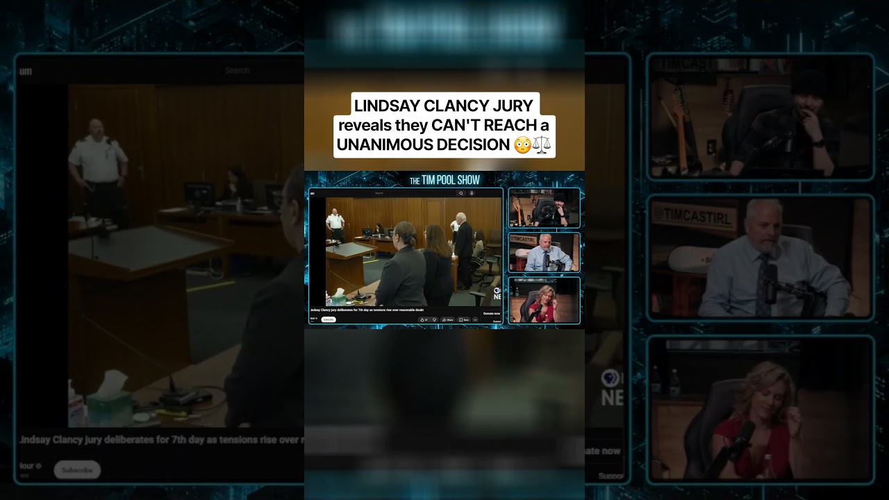 LINDSAY CLANCY JURY reveals they CAN'T REACH a UNANIMOUS DECISION 😳⚖️