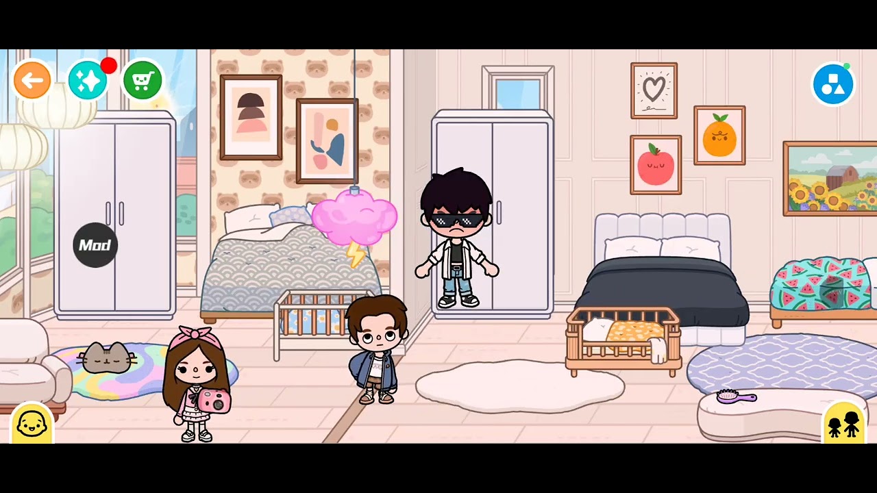 لعبت توكا بوكا و احتفالنا في عيد ميلاد ساره🌸🎂/toca boca 🎀لايك 🎀 و اشتراك 🎀
