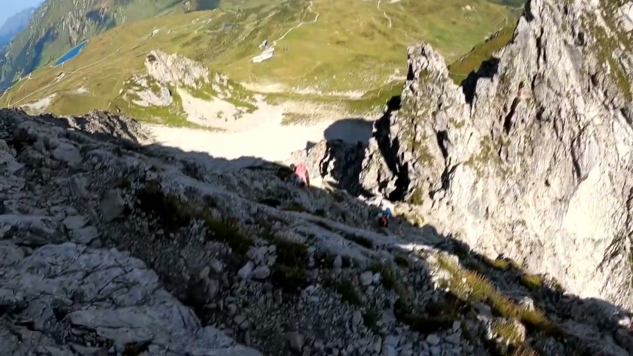 Highlights Karhorn Klettersteig CD in Warth Vorarlberg