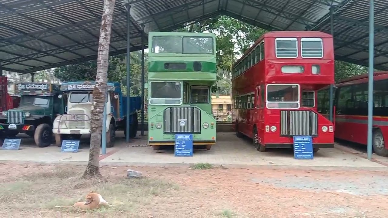 Dharmasthala temple - Museum ( Double decker bus )