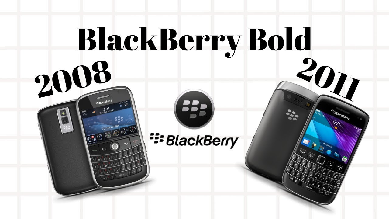 Evolution of the BlackBerry Bold (2008-2011)
