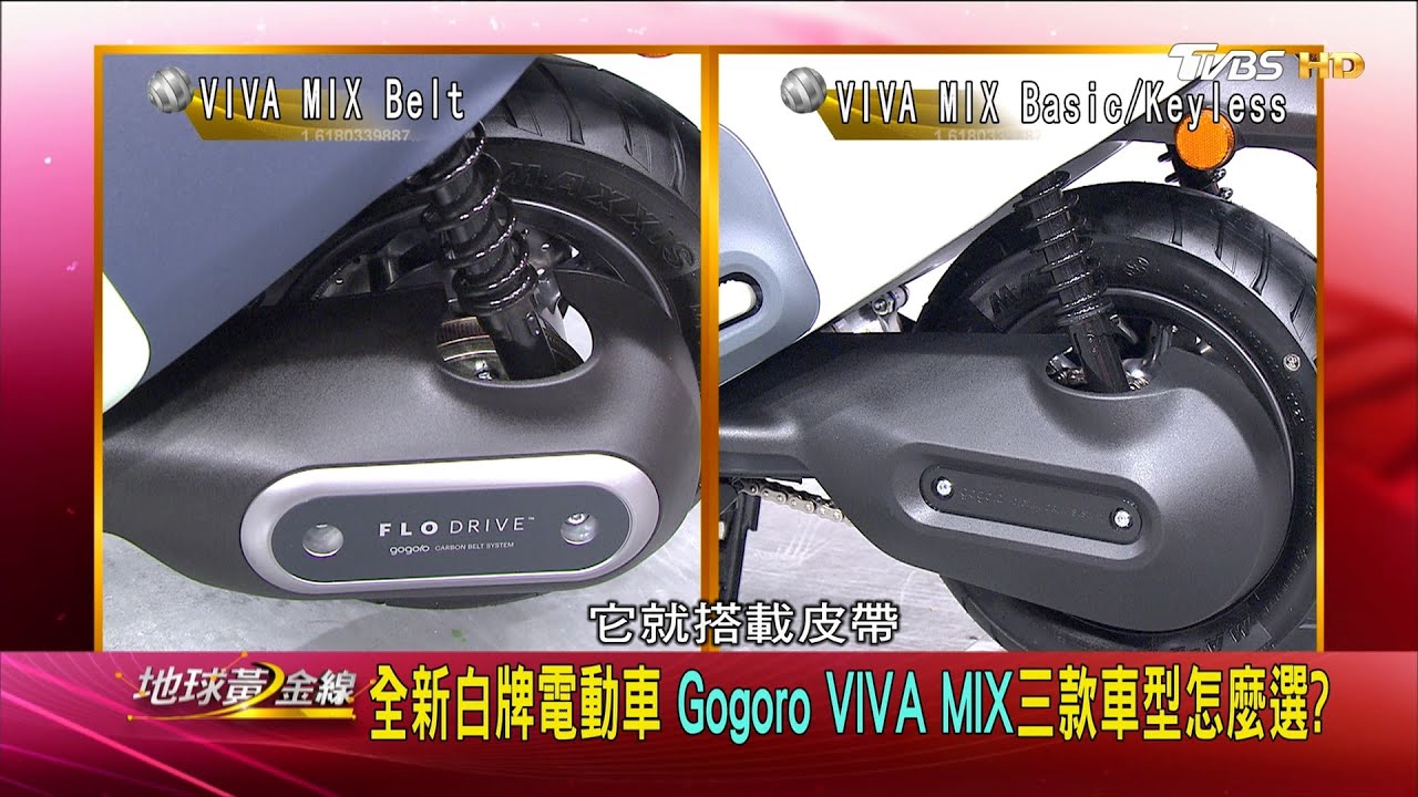 全新白牌電動車 Gogoro VIVA MIX三款車型怎麼選? 地球黃金線 20210318 (2/4)