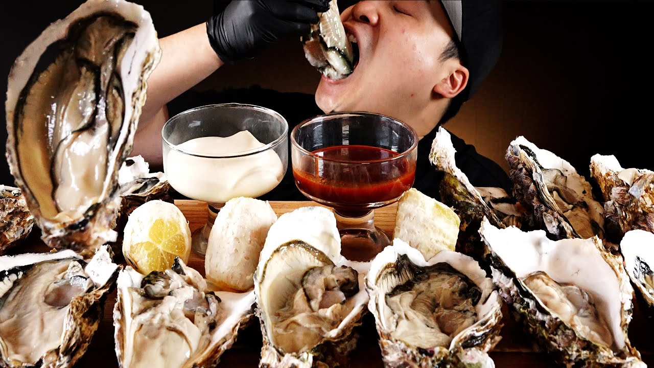 이렇게 큰 굴이?! 감칠맛 좋은 빅사이즈 삼배체굴 먹방~!! Triploid oyster