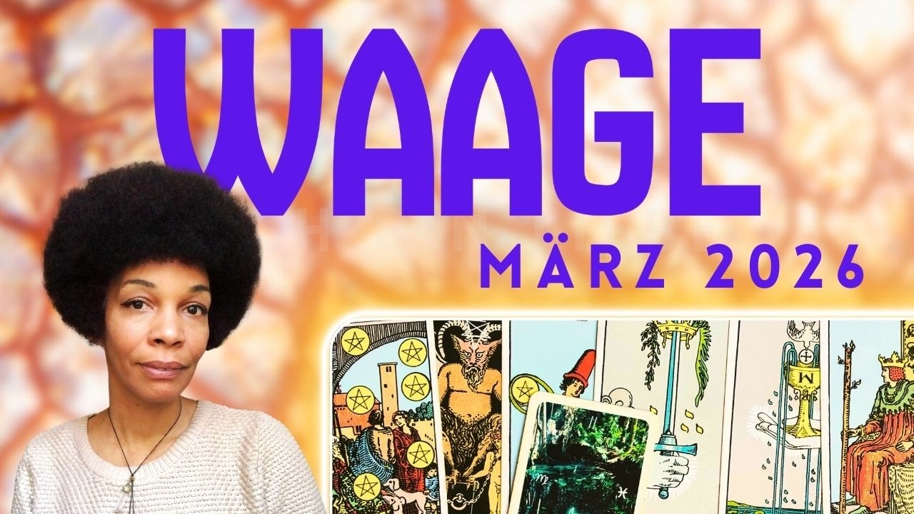 WAAGE März 2026 Tarot ♎️ Lebe DEIN Leben!