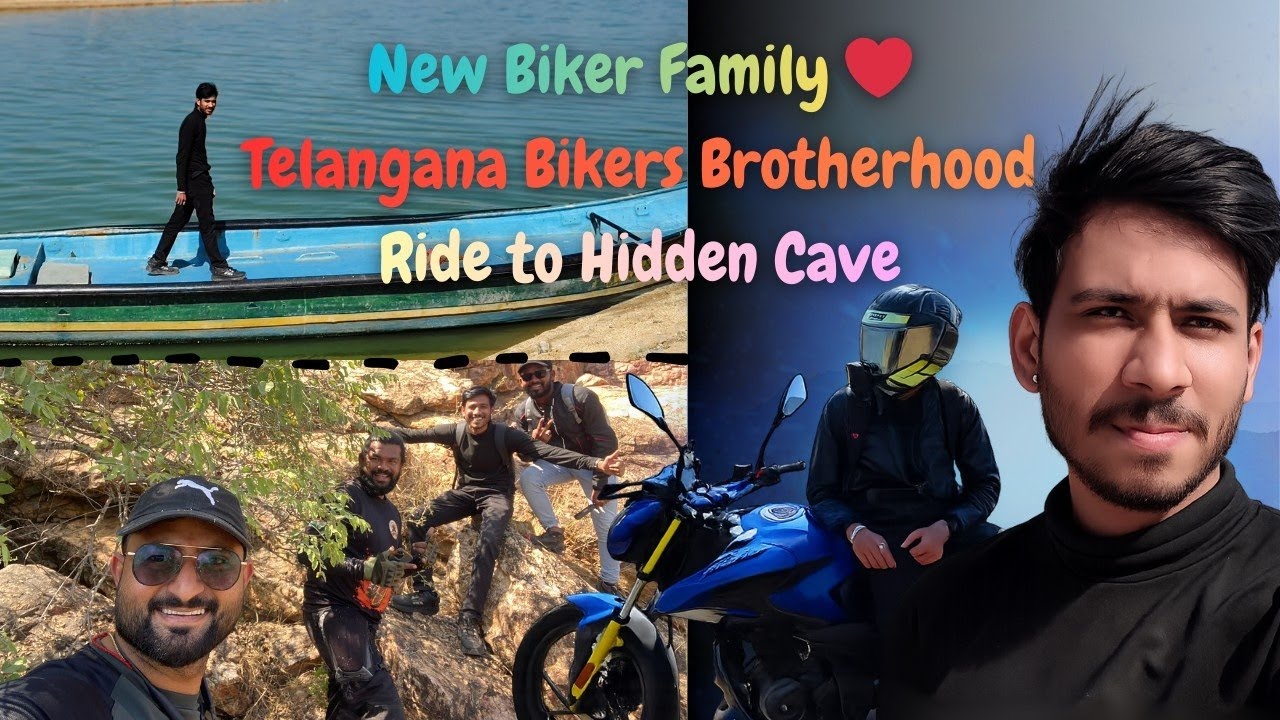 New Biker Family ❤️ | Telangana Bikers Brotherhood Ride to Hidden Cave