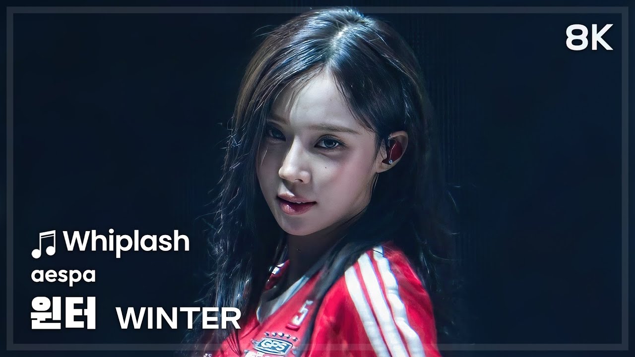 8K 250525 에스파 윈터 aespa WINTER 🎵Whiplash 직캠 FANCAM @ToMYWORLD