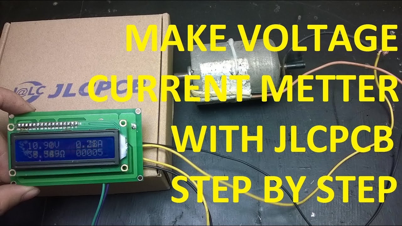 Make Digital Voltmeter Ammeter Voltage Current Meter With JLCPCB
