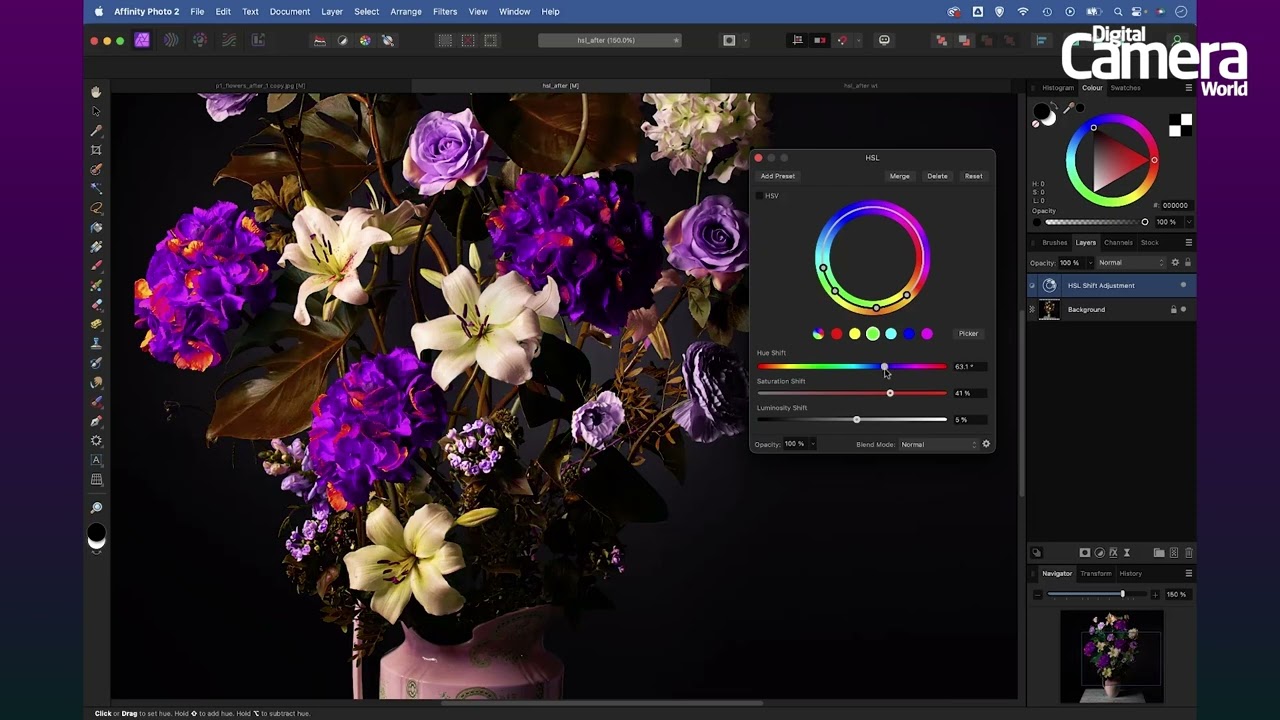Hue, Saturation, Lightness        tutorial photography