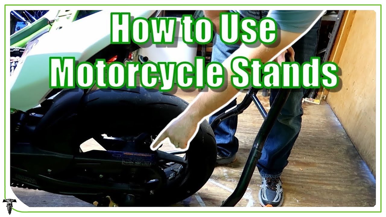 How To Use Triple Tree Motorcycle Stands | Kawasaki Z650 Demo