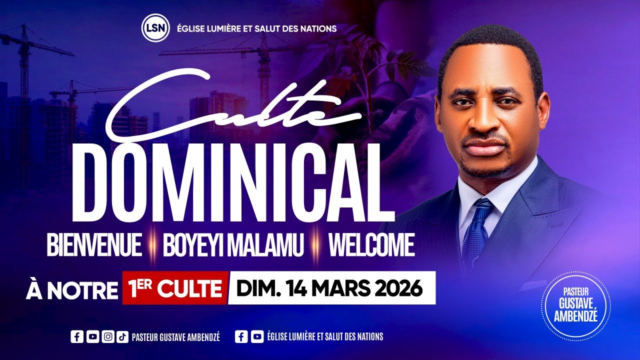 🔴 EN DIRECT | 1ER CULTE — SAMEDI 14 MARS 2026 « LES 4 ESSENTIELS AVANT DE BÂTIR ET PLANTER »
