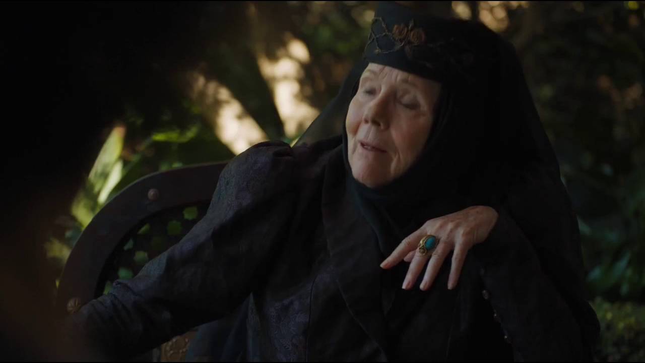 Game of Thrones 6x10   Olenna Tyrell and Sand Snakes 'Let the grown women speak '
