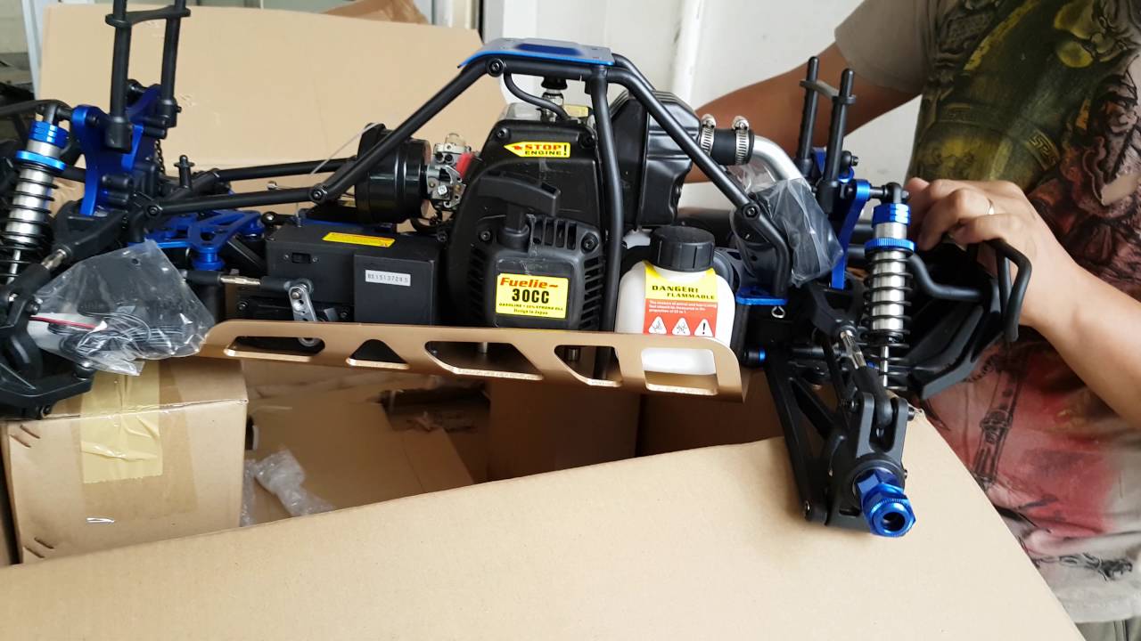 Unboxing Hsp skeleton rc monster jaydee john