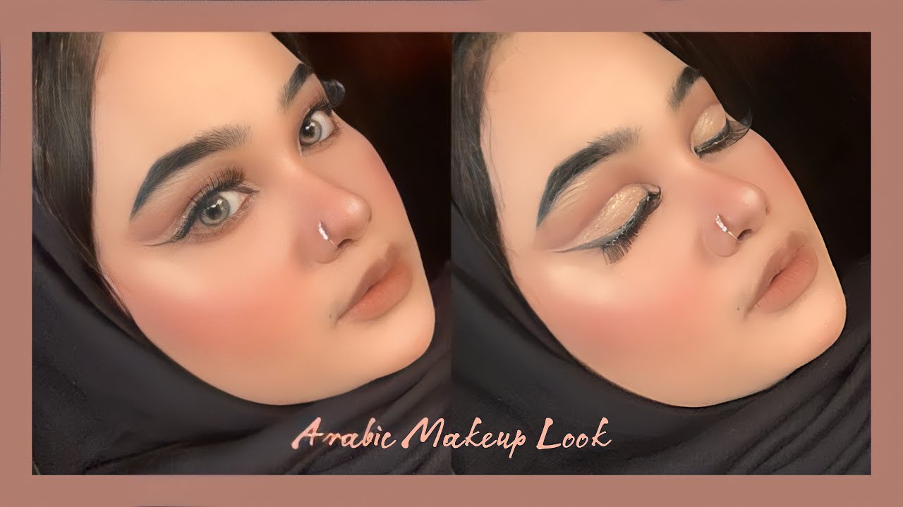 ARABIAN MAKEUP LOOK TUTORIAL🐪 || Makeup arabic || #arabiannights