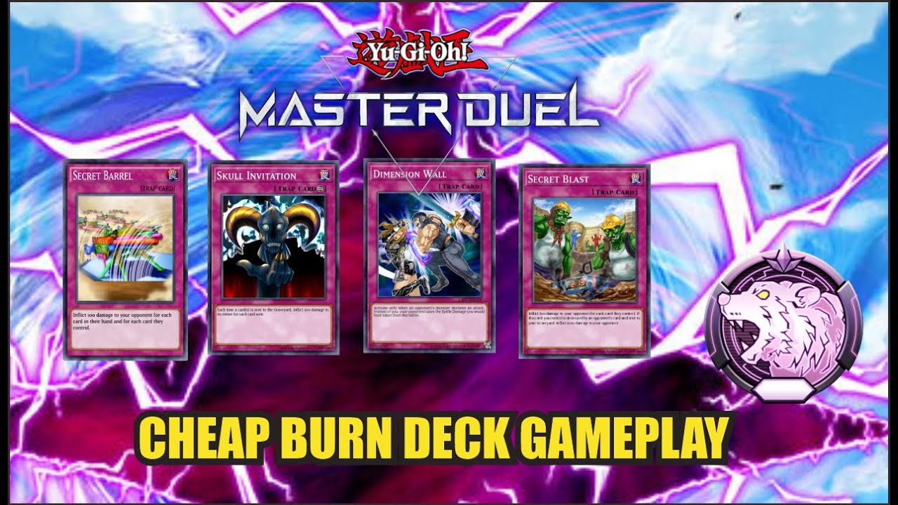 Cheap Burn Deck Gameplay in Diamond Rank ~ Yu-Gi-Oh! Master Duel Season 49