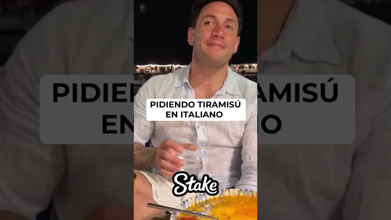 Pidiendo tiramis&uacute; en italiano #momo #italia #tiramisu #clipsar