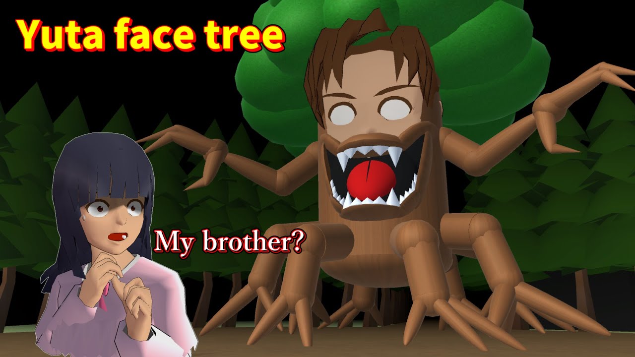 My brother with a human face?!/人面樹のお兄ちゃん!?【SAKURA School Simulator】