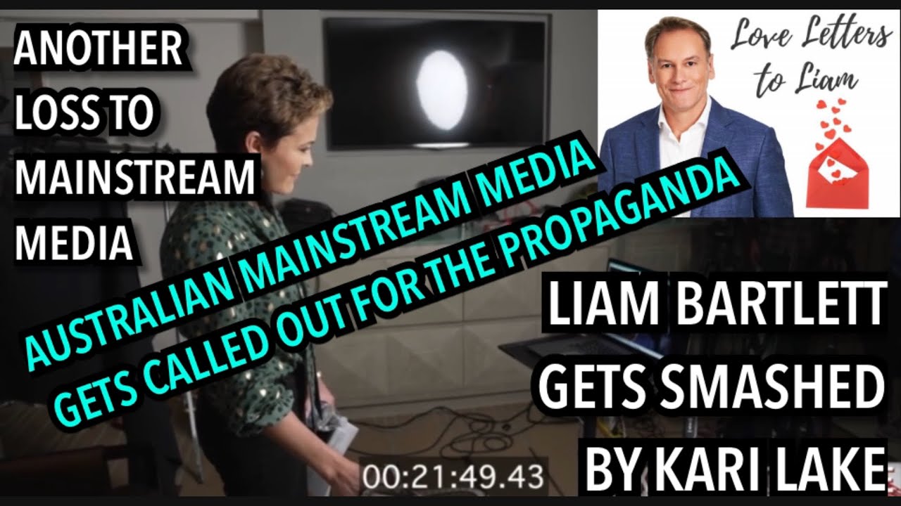 Liam Bartlett gets smashed by Kari Lake while she calls out the propaganda of the mainstream media