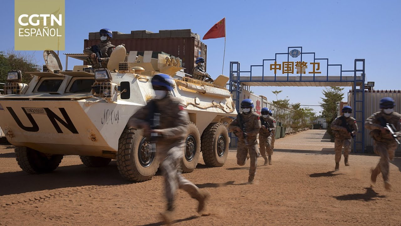 Un soldado chino de las fuerzas de paz de la ONU asegura que el ejército chino protege la paz