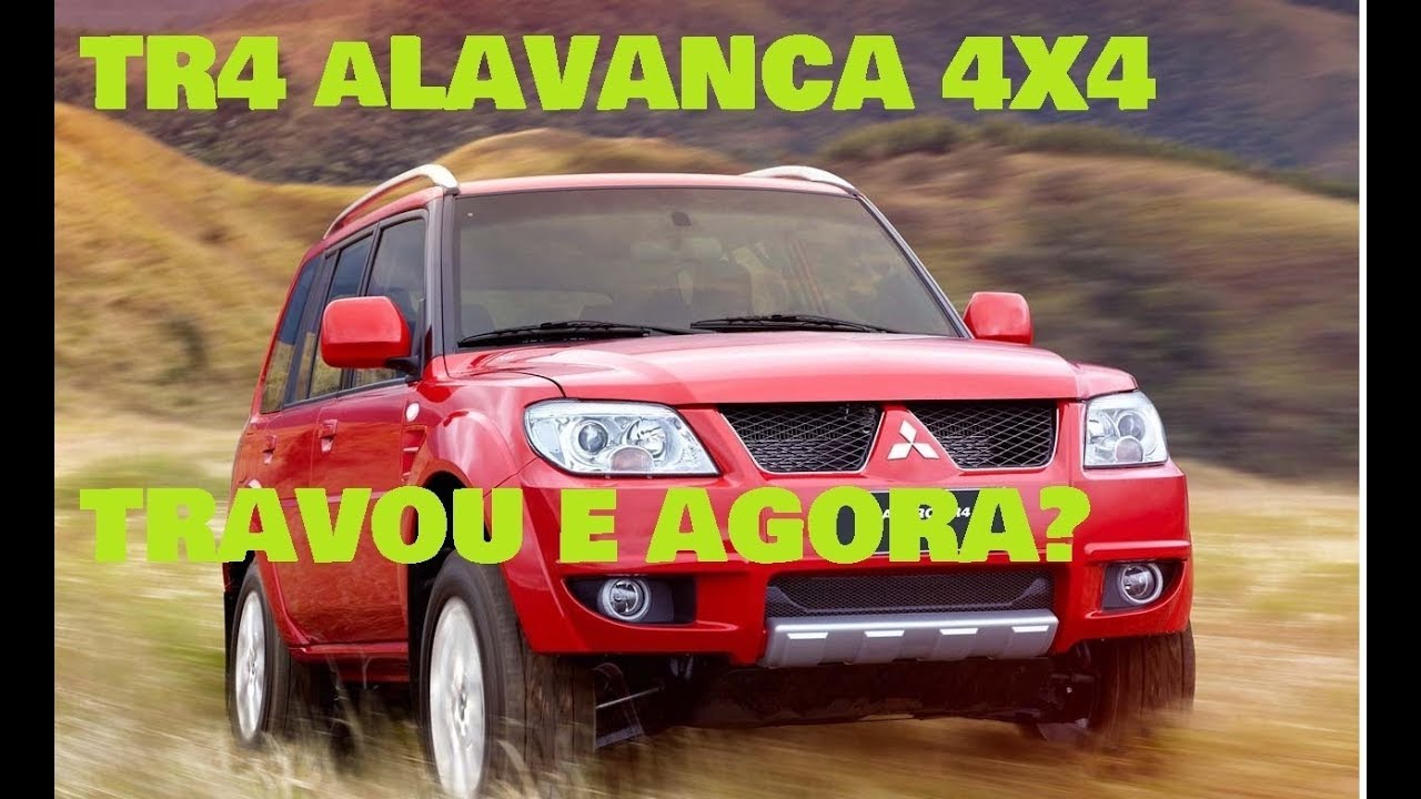 Pajero Tr4 alavanca da tração travada e agora? passo a passo de como consertar!