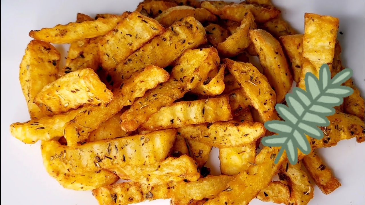 Las PAPAS  fritas 🍟 más CRUJIENTES a las FINAS HIERBAS 🌿 con TRUCO